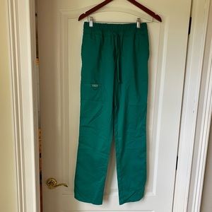 Cherokee hunter green scrub pants